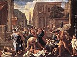 Nicolas Poussin Famous Paintings - The Plague at Ashod